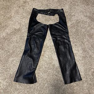 Wilsons Black Leather Chaps